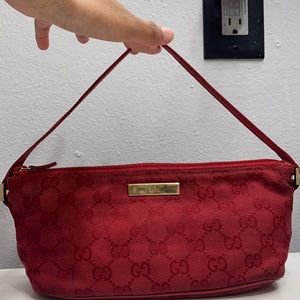 Gucci Gg Canvas Boat Pochette